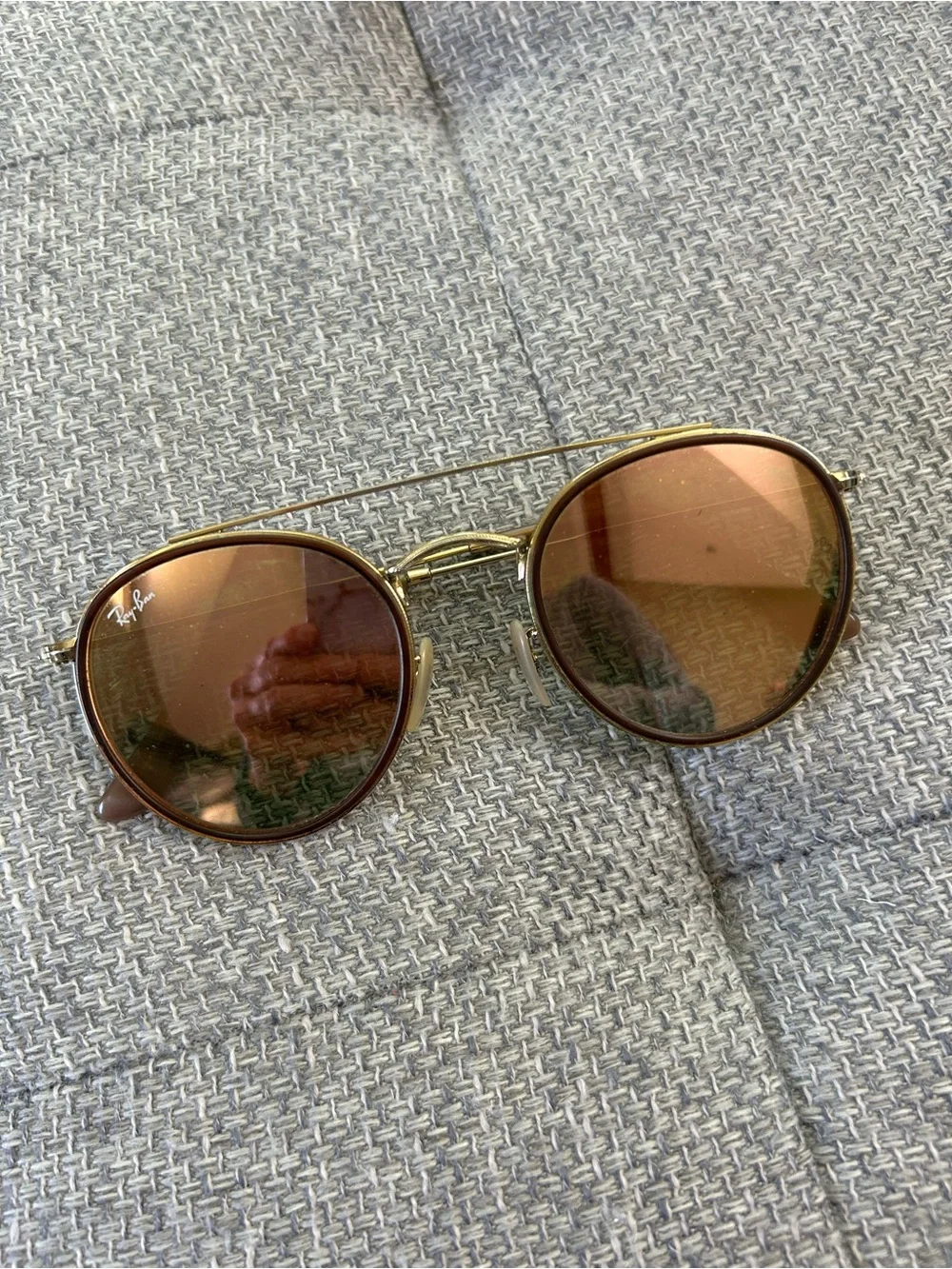 Ray-Ban 3647N Round Double Bridge Sunglasses